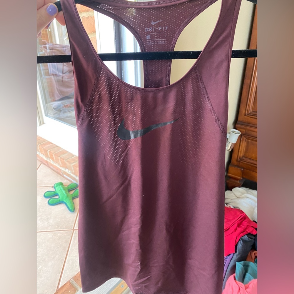 Womens large Nike Dri-fit athletic racer back tank
